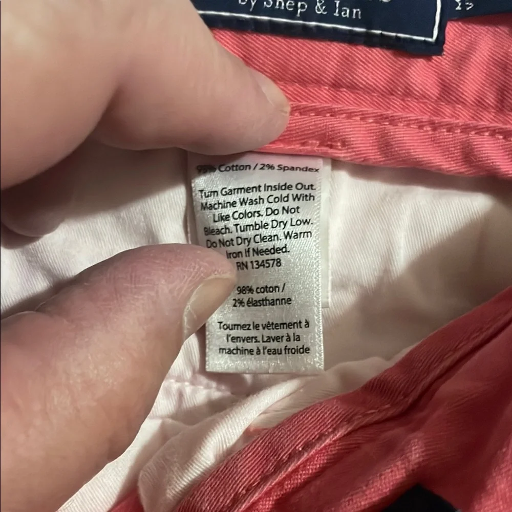 Vineyard Vines Jetty Red Chinos Slim Fit Cotton Blend - Picture 3 of 8